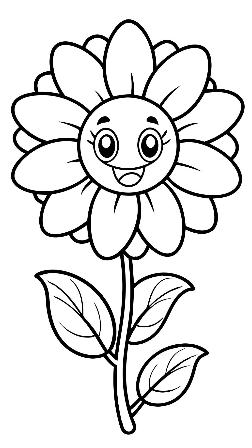 cute flower coloring pages